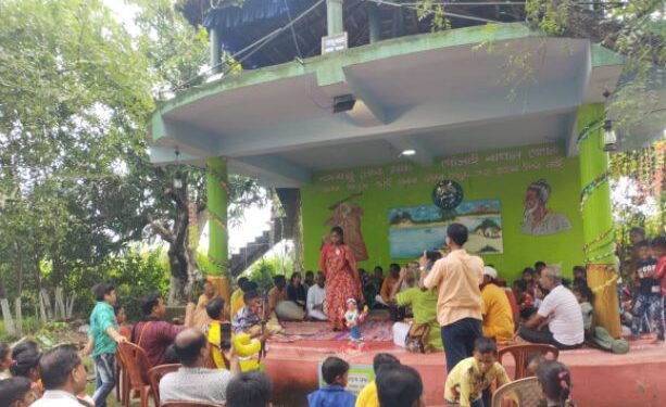 গোঁসাই বাগানে অনুষ্ঠিত হলো ভাদু উৎসব