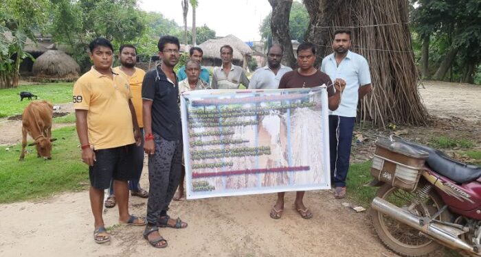 বেহাল রাস্তার কারনে ভোট বয়কটের ডাক ৫ গ্রামের বাসিন্দাদের