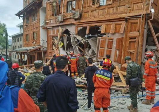 চীনের সিচুয়ানে ভূমিকম্পে ৪৬ জনের মৃত্যু, ব্যাপক ক্ষয়ক্ষতি