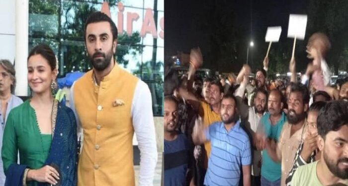 ‘গো মাংস প্রেমী’ রণবীর কাপুর ও ‘হিন্দুত্ব বিরোধী’ আলিয়া ভাটকে  উজ্জয়ন মন্দিরে ঢুকতে দিল না হিন্দুত্ববাদী সংগঠন