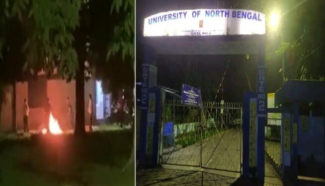 শিক্ষক নিয়োগ দূর্নীতি মামলায় উপাচার্য গ্রেপ্তার হতেই নথি উত্তরবঙ্গ বিশ্ববিদ্যালয়ের নথি পোড়ানোর অভিযোগ