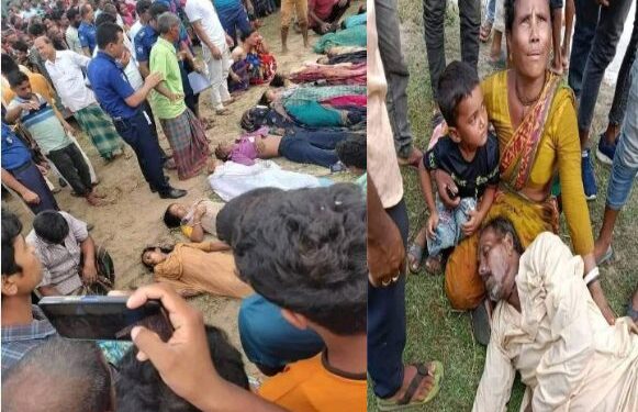 বাংলাদেশে পঞ্চগড়ে করতোয়া নদীতে নৌকা ডুবি, ২৪ পূণ্যার্থীর মৃত্যু, নিখোঁজ ৩০