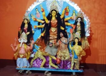 দেবী দূর্গার রুপে পুজো হয় সালন্দার রায় বাড়ির দেবী কালীর