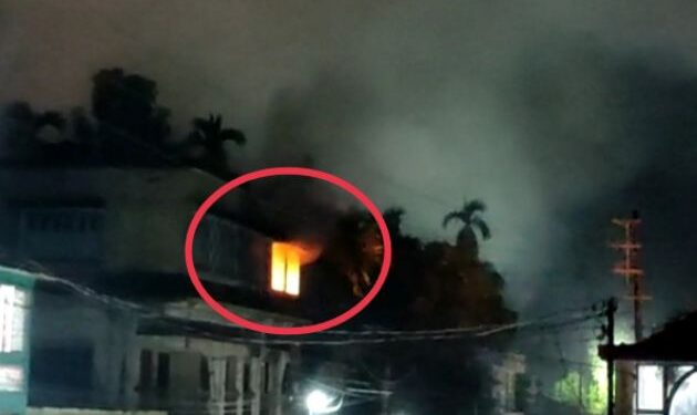 কাটোয়া পুরসভার কাউন্সিলরের বাড়িতে অগ্নিকাণ্ড