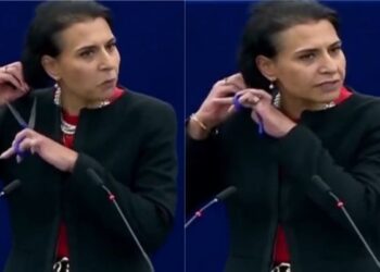 নিজের চুল কেটে ইরানে মাহাসা আমিনির হত্যাকান্ডের প্রতিবাদ করলেন ইউরোপীয় পার্লামেন্টের সদস্যা