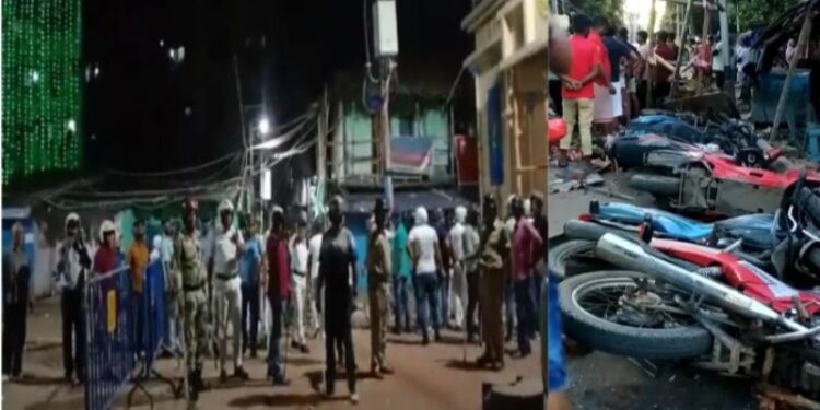 লক্ষ্মী পূজোর রাতে কলকাতার মোমিনপুরে উত্তেজনা,বাড়ি বাড়ি হামলা, বাইক ভাঙচুর, কেন্দ্রীয় বাহিনী মোতায়েনের দাবি শুভেন্দু অধিকারীর