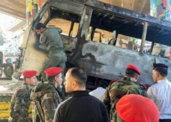 দামাস্কাসে সামরিক বাসে বিস্ফোরণ, নিহত ১৮, আহত ২০