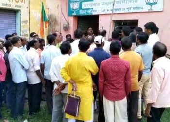 মন্তেশ্বরে বিজেপির বিজয়া সম্মিলনী, পঞ্চায়েত নির্বাচনের আগে দলকে চাঙ্গা করার চেষ্টা