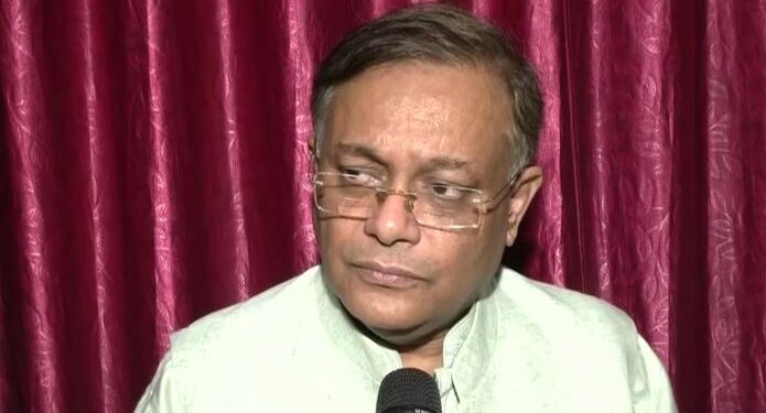 দেশটাকে আফগানিস্থান বানাতে চায় বিএনপি : বাংলাদেশের তথ্য ও সম্প্রচারমন্ত্রী