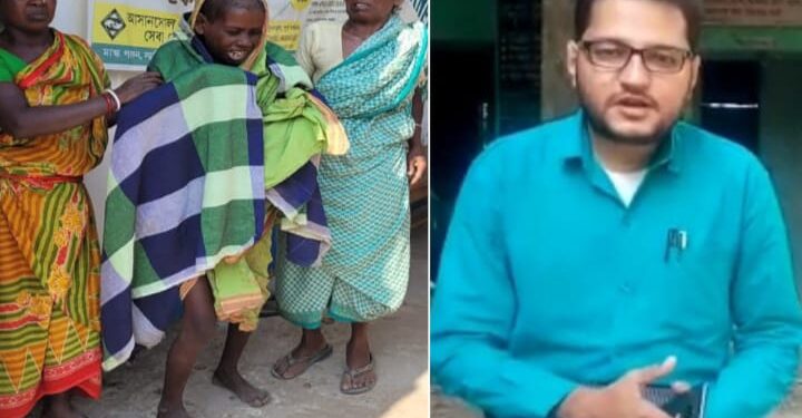 ভাতারের স্কুল শিক্ষকের তৎপরতায় মানসিক ভারসাম্যহীন অসুস্থ মহিলাকে উদ্ধার করল পুলিশ