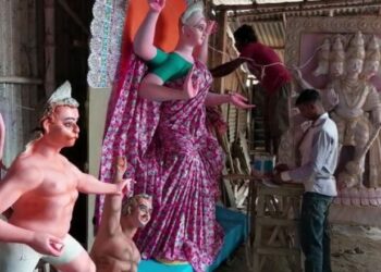 ঐতিহ্যবাহী কার্তিক পুজো ঘিরে জমজমাট বর্ধমানের পূর্বস্থলী