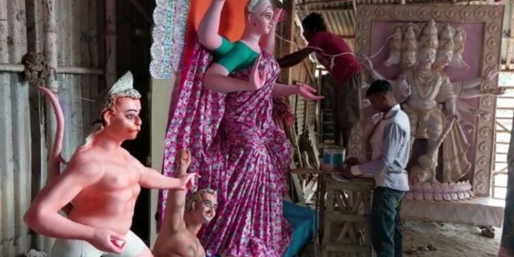 ঐতিহ্যবাহী কার্তিক পুজো ঘিরে জমজমাট বর্ধমানের পূর্বস্থলী