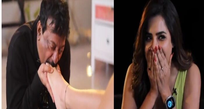 নায়িকার পা চেটে ভিডিও সোশ্যাল মিডিয়ায় ভাইরাল হলেন চলচ্চিত্র নির্মাতা রাম গোপাল ভার্মা