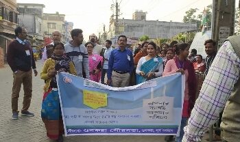 প্লাস্টিক সচেতনতায় প্রচারে গুসকরা পুরসভা