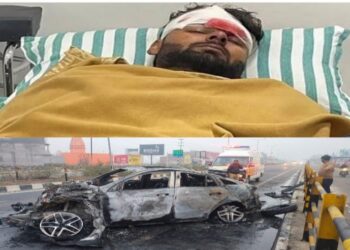 গাড়ি দূর্ঘটনায় গুরুতর আহত ভারতীয় দলের উইকেটরক্ষক-ব্যাটসম্যান ঋষভ পন্থ