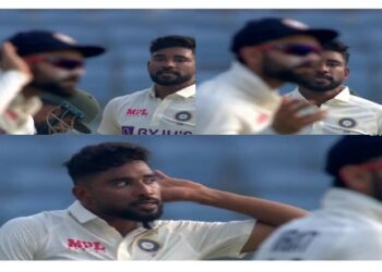 ভারত-বাংলাদেশ প্রথম টেস্টে বাকবিতণ্ডায় জড়ালেন মোহাম্মদ সিরাজ ও লিটন দাস