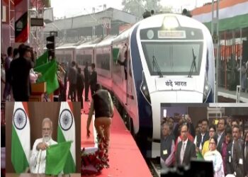 বন্দেভারতের সূচনা অনুষ্ঠানে মুখ্যমন্ত্রীকে দেখে ‘জয় শ্রীরাম’ শ্লোগান