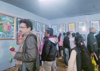 চিত্র প্রদর্শনীর আয়োজন করল রামপুরহাটের ‘ইন্দ্রধনু আর্টস এণ্ড কালচার’