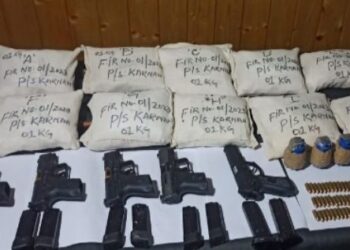 কুপওয়ারায় বিপুল পরিমান অস্ত্র, গোলাবারুদ ও মাদক উদ্ধার, গ্রেফতার ১ সন্ত্রাসবাদী