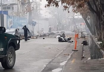 কাবুলে তালিবানের বিদেশ মন্ত্রণালয়ের সামনে আত্মঘাতী হামলায় নিহত ২১, আহত ৪০