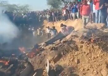 মধ্যপ্রদেশের মোরেনায় ২ যুদ্ধবিমান বিধ্বস্ত, রাজস্থানের ভরতপুরে বিধ্বস্ত আরও এক যুদ্ধবিমান