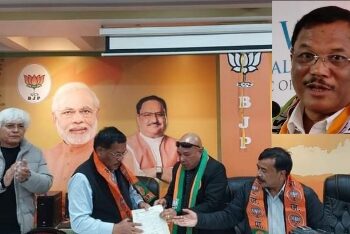 বিজেপিতে যোগ দিলেন মেঘালয় বিধানসভার প্রাক্তন স্পিকার