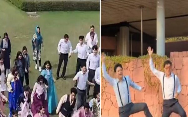 ভারতে দক্ষিণ কোরিয়ার দূতাবাসের কর্মীদের ‘আরআরআর’ সিনেমার গানের তালে নৃত্যের প্রশংসা করলে প্রধানমন্ত্রী