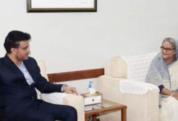 বাংলাদেশের প্রধানমন্ত্রীর সঙ্গে সৌরভ গাঙ্গুলির সৌজন্য সাক্ষাৎ