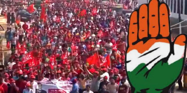 ত্রিপুরা নির্বাচনে একে অপরের বিরুদ্ধে প্রার্থীদের প্রত্যাহার করবে বামফ্রন্ট ও কংগ্রেস