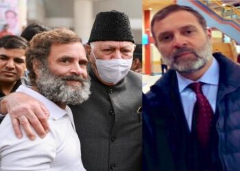 দাড়ি-গোঁফ ছেঁটে কোট-টাই পরে নতুন অবতারে রাহুল গাঁধী