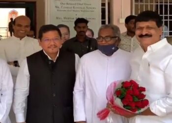 বিজেপির সমর্থনে মেঘালয়ে সরকার গঠন করবে কনরাড সঙ্গমের দল এনপিপি