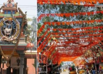 কমিউনিস্ট শাসিত কেরালার মন্দিরে গেরুয়া পতাকা টাঙানোর উপর নিষেধাজ্ঞা