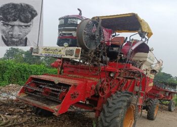 ভাতারে হারভেস্টর মেশিনের ধাক্কায় সাইকেল আরোহী যুবকের মৃত্যু