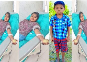 থ্যালাসেমিয়া আক্রান্ত শিশুকে রক্ত দিয়ে প্রাণ বাঁচালেন ক্যানিংয়ের তরুণী
