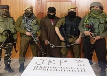 জম্মু ও কাশ্মীরের বারামুল্লায় গ্রেফতার লস্কর-ই-তৈবার সন্ত্রাসবাদী