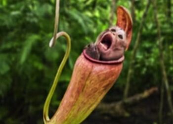 আস্ত বানর গিলে খায় গ্রীষ্মমন্ডলীয় কলস , বিশ্বের ভয়ঙ্কর মাংসাশী উদ্ভিদ
