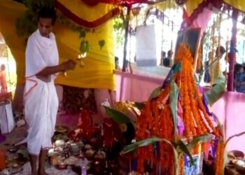 ভাতারের কুলচণ্ডা গ্রামে বাবা পঞ্চানন ধামের বাৎসরিক অনুষ্ঠান
