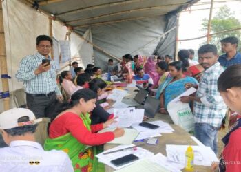 গুসকরায় বিভিন্ন ওয়ার্ডে আয়োজিত হল ‘দুয়ারে সরকার’