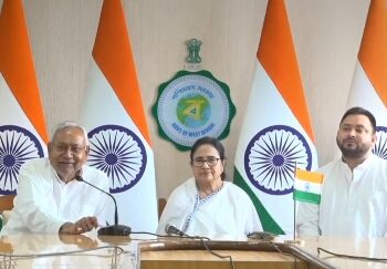 লোকসভা নির্বাচনের আগে বিজেপি বিরোধী দলগুলি একজোট করতে কলকাতায় নিশীথ-তেজস্বী