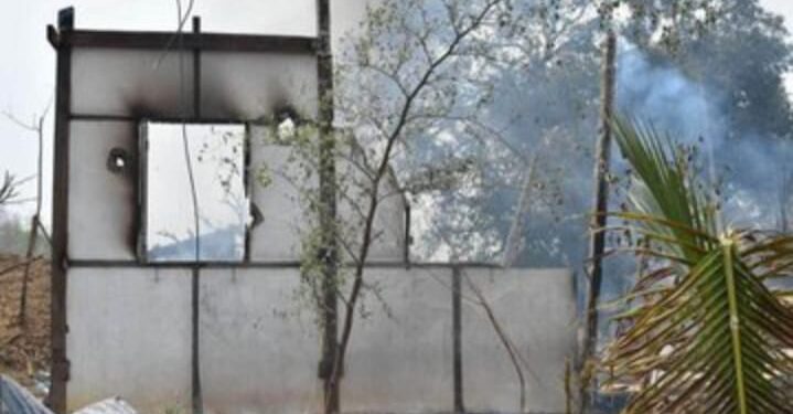 মিয়ানমারের সামরিক কাউন্সিলের হামলার পর  লিন টাউনশিপ থেকে পালিয়েছে অন্তত ৫,০০০ মানুষ