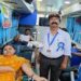 স্বেচ্ছাসেবী সংস্থার উদ্যোগে রক্তদান শিবির আউশগ্রামে