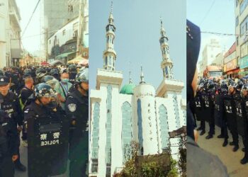 চীনে ত্রয়োদশ শতকের মসজিদ ভাঙাকে কেন্দ্র করে পুলিশ ও হুই মুসলিমদের তুমুল সংঘর্ষ