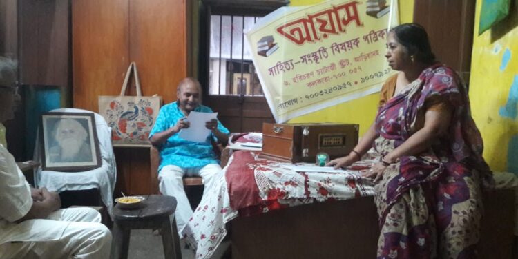 দক্ষিণেশ্বরের গাঙ্গুলি বাড়িতে ঘরোয়া পরিবেশে রবীন্দ্র স্মরণ