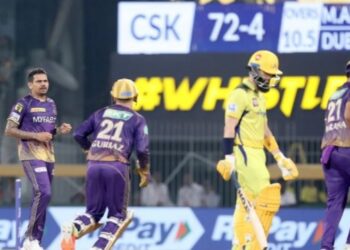 IPL : চেন্নাই সুপার কিংসের বিপক্ষে ৬ উইকেটে জয় পেয়েছে কলকাতা