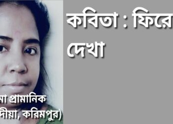 কবিতা : ফিরে দেখা