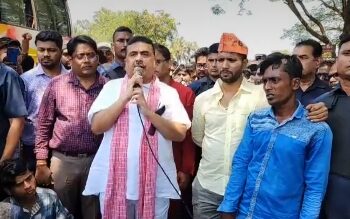 “খুনি মমতার শেষ দেখে ছাড়বো”- হুঁশিয়ারি শুভেন্দুর