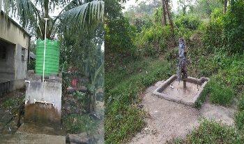কালবৈশাখীর ঝড়ে বিদ্যুৎহীন পরিবারে বন্ধ মিনি পাম্প , তীব্র জলকষ্টে ভুগছে মঙ্গলকোট
