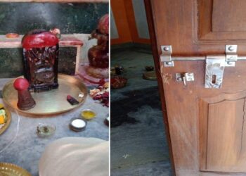 মঙ্গলকোটের মাজিগ্রামে এক রাতে ৪ মন্দিরে দু:সাহসিক চুরি