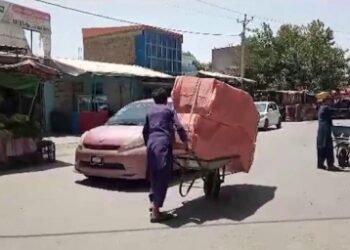 নিদারুন দারিদ্রের কারনে বিভিন্ন পেশায় নামতে বাধ্য হচ্ছে আফগান শিশুরা