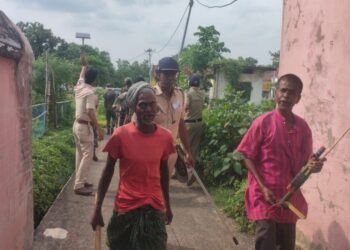 আউশগ্রামে সিপিএম-তৃণমূল সংঘর্ষ